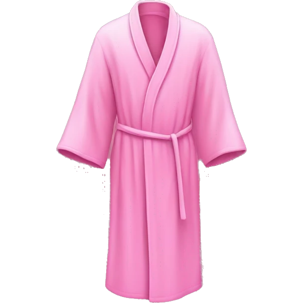 Pink robe  emoji