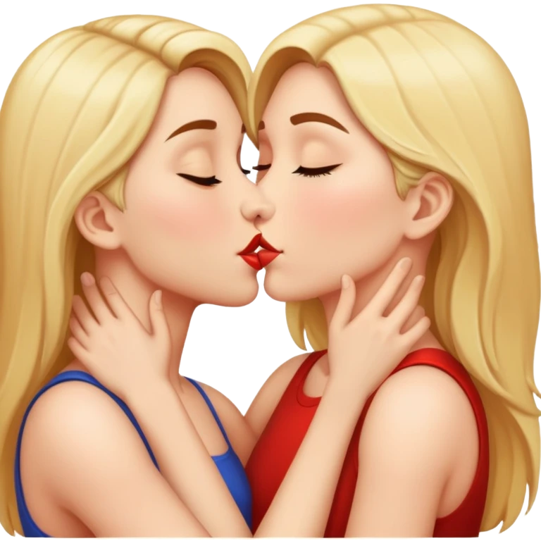 Me and Kat kissing emoji