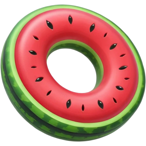 Watermelon inner tube emoji