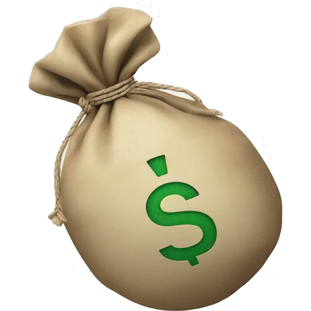 inflation moneybag going down emoji