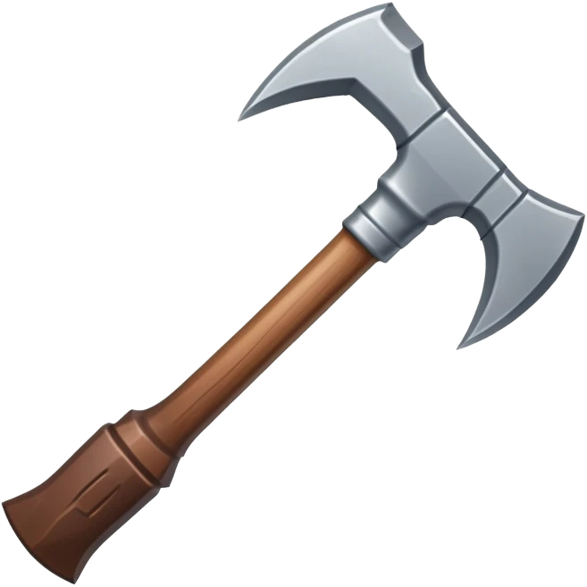 minecraft pixel pickaxe emoji