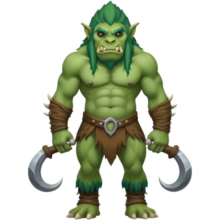 Troll full body emoji