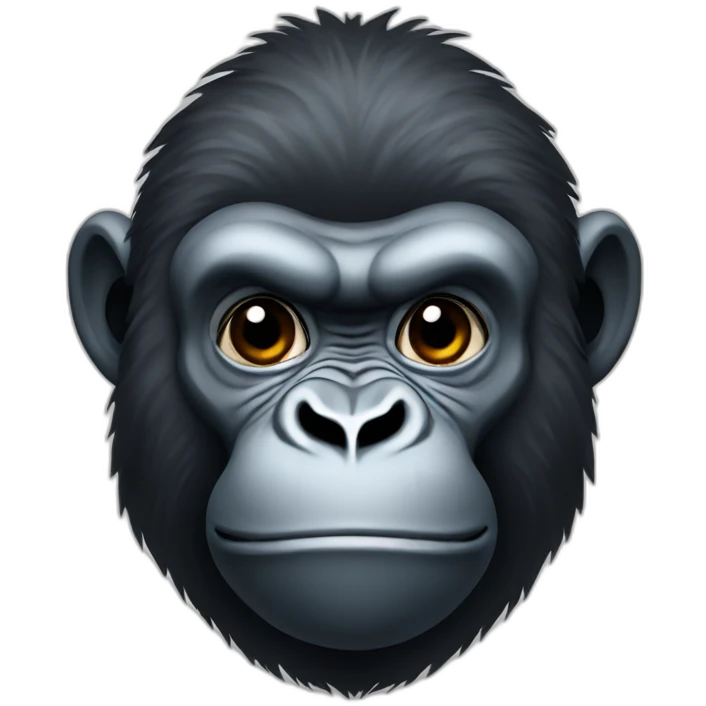 Gorilla with the M letter emoji
