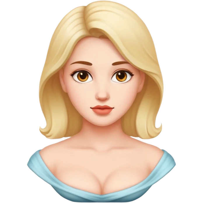 Девушка с большой грудью  emoji