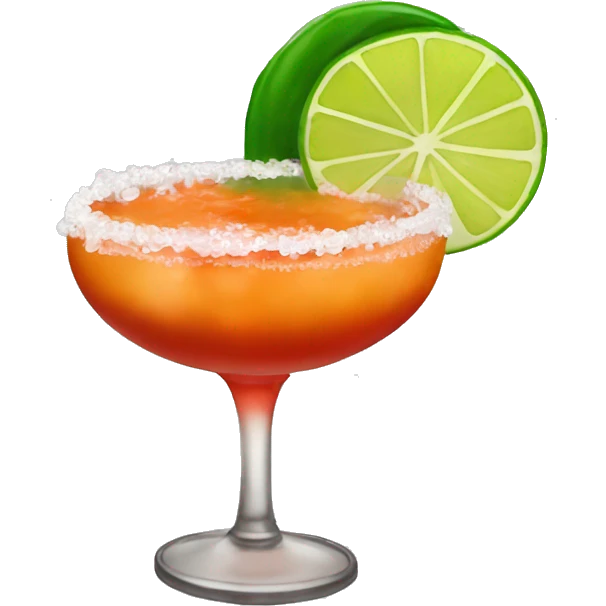 Spicy margarita with tahin rim emoji