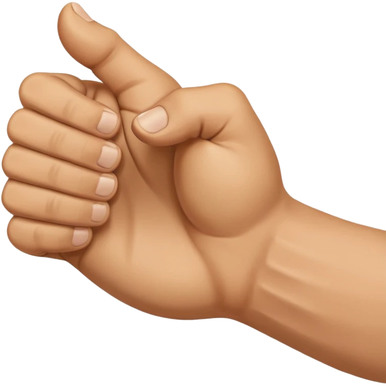 Palm in the stomach emoji