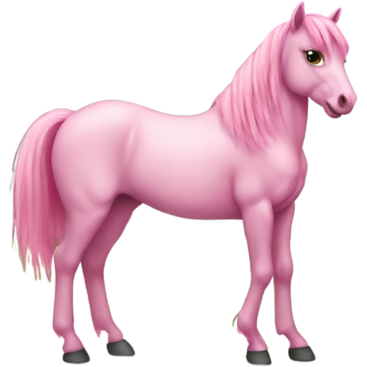 Pink pony emoji