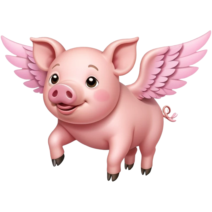 pig flying  emoji
