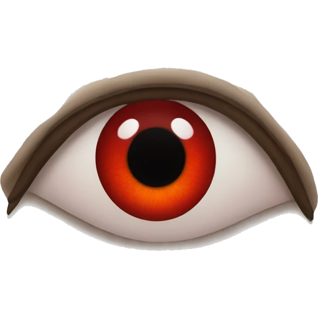 red eyes emoji