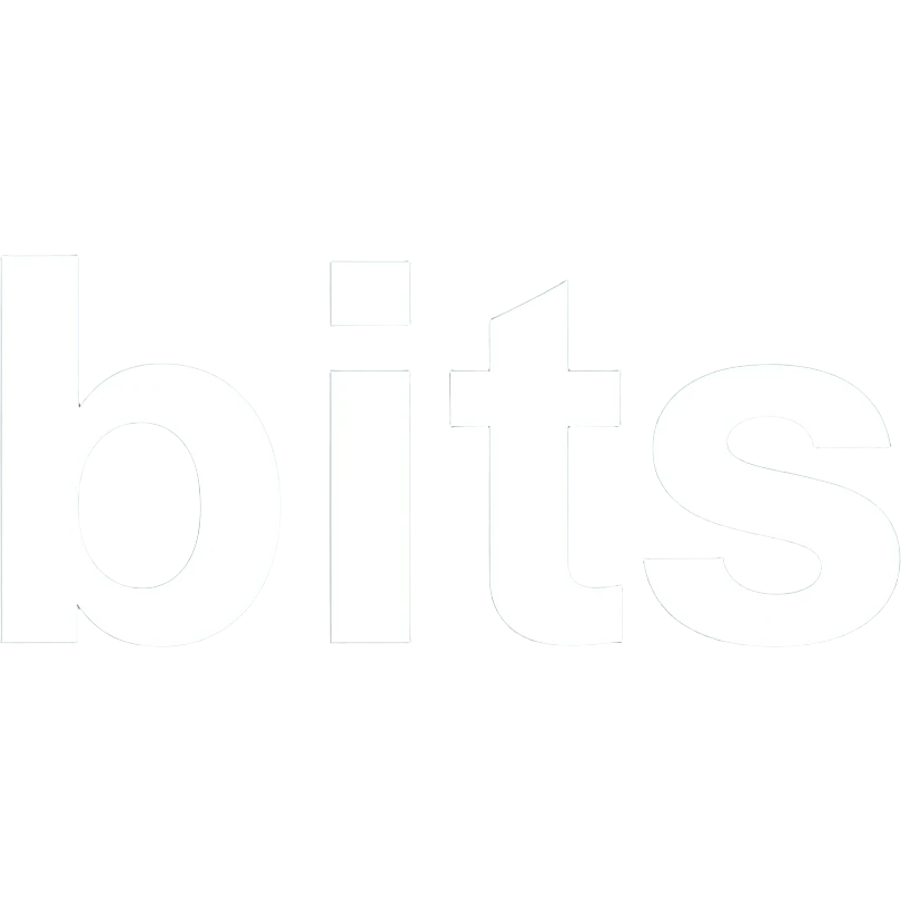 a palavra bits com um fundo chamativo e profissional Deve ter um tamanho de ficheiro máximo de 1 MB Devem ter uma resolução entre 112 x 112 px e 4096 x 4096 px Não podem ser animadas Devem ter a forma de um quadrado emoji