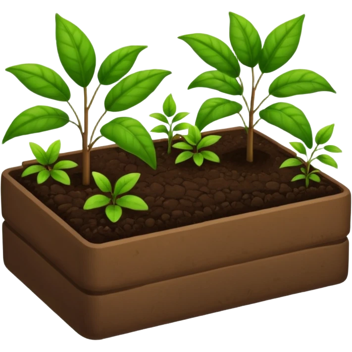 Garden bed  emoji
