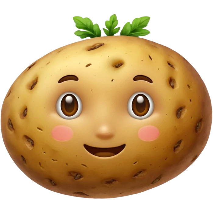 single potato emoji