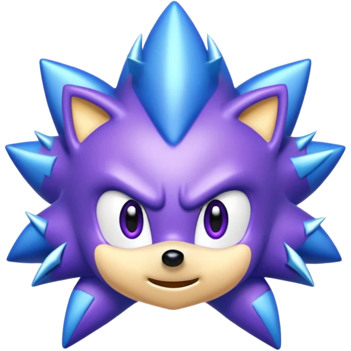 glitter purple sonic emoji