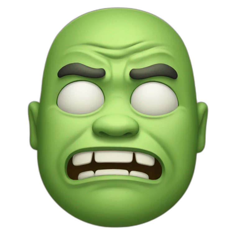 Un ogre qui pleure emoji