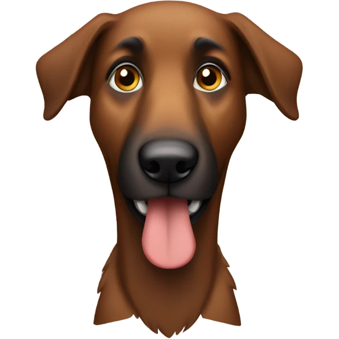 brown shepherd  emoji