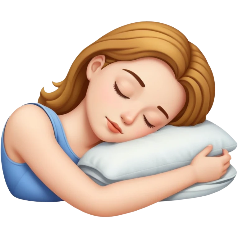 ragazza che dorme emoji