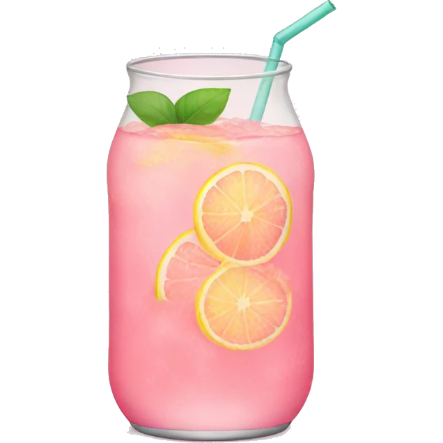 Pink lemonade  emoji