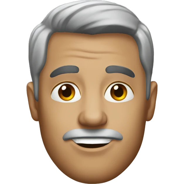 Realistic gray mug  emoji