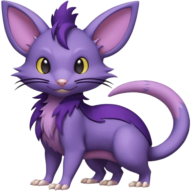Rattata-Noibat-Purrloin-Fakemon-hybrid-creature (full body) emoji