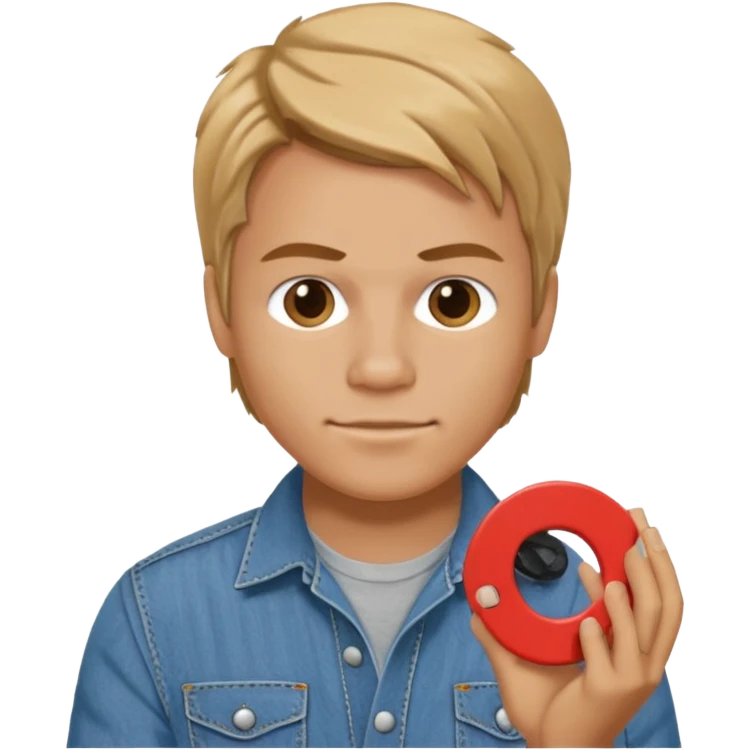 Macgyver with circle gaskets emoji