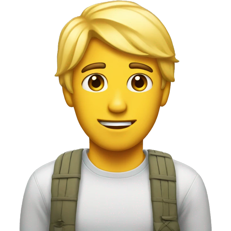 Chill guy meme saluting emoji
