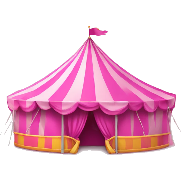 pink carnival tent emoji