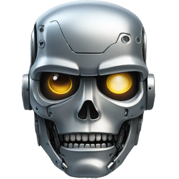 Crying Terminator Robot Model 101 emoji