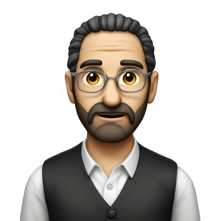 ortodox-jew-photorealistic-serious emoji