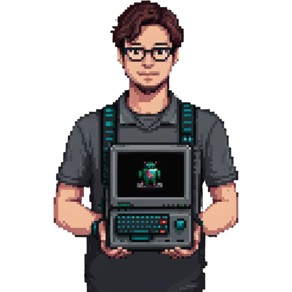 IT support specialist with computer emoji