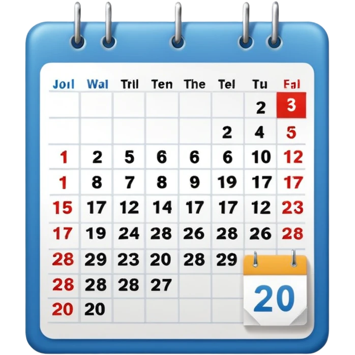 calendar emoji