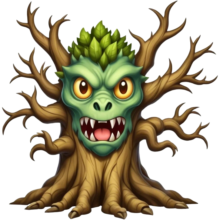 A tree monster  emoji