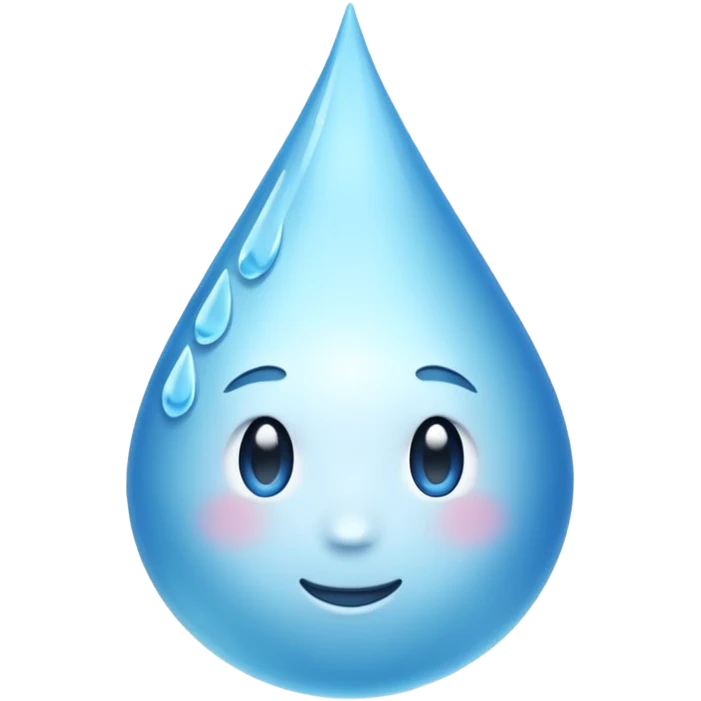 water falling on the ground emoji