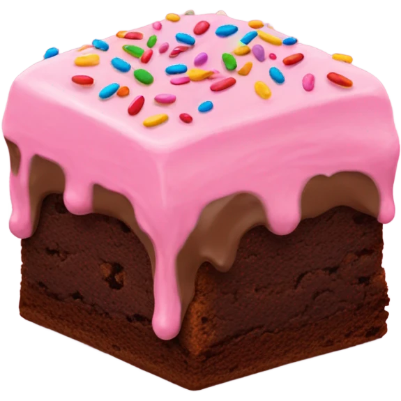Pink brownies emoji
