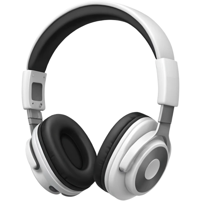 White headphones emoji