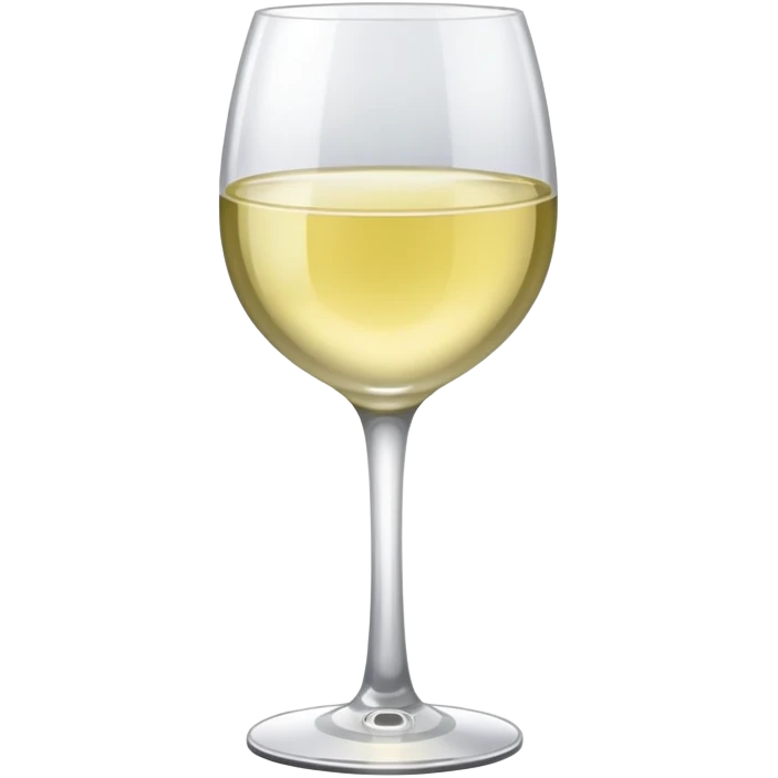 White wine glass emoji