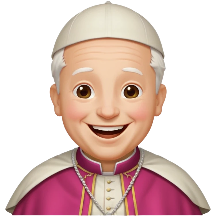 Pope Leo  laughing emoji