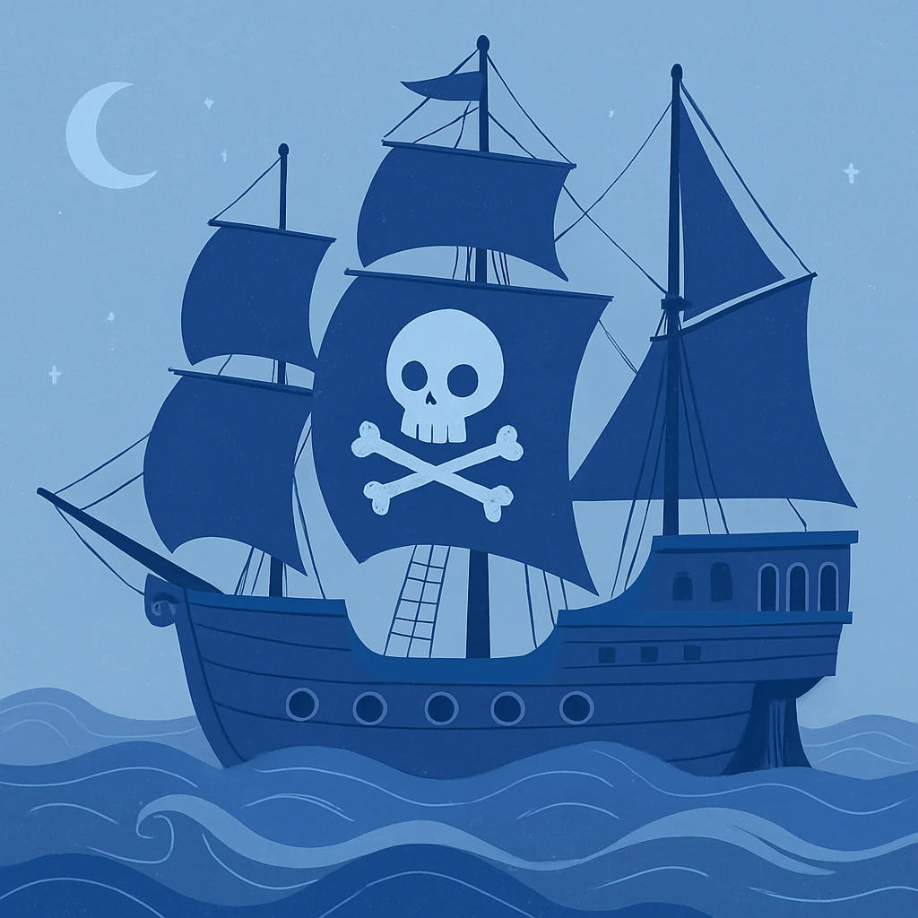 pirate ship emoji