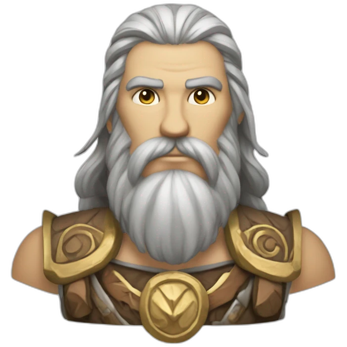Mímir or Mim is a figure in Norse mythology, renowned for his knowledge and wisdom (god of war) emoji