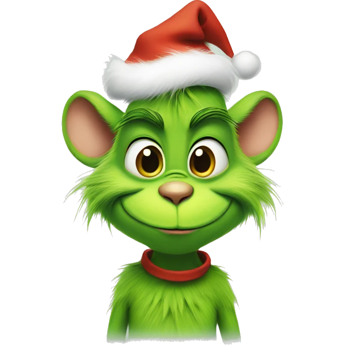 Grinch mouse emoji