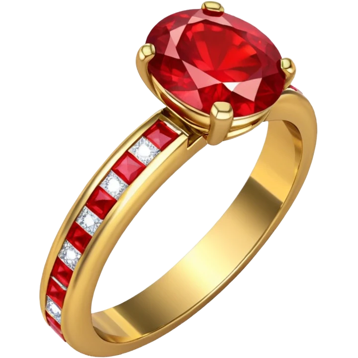 glitter rubi married ring emoji