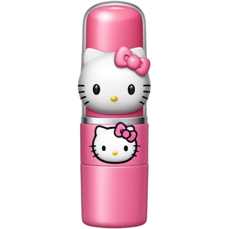 Hello kitty lipstick emoji