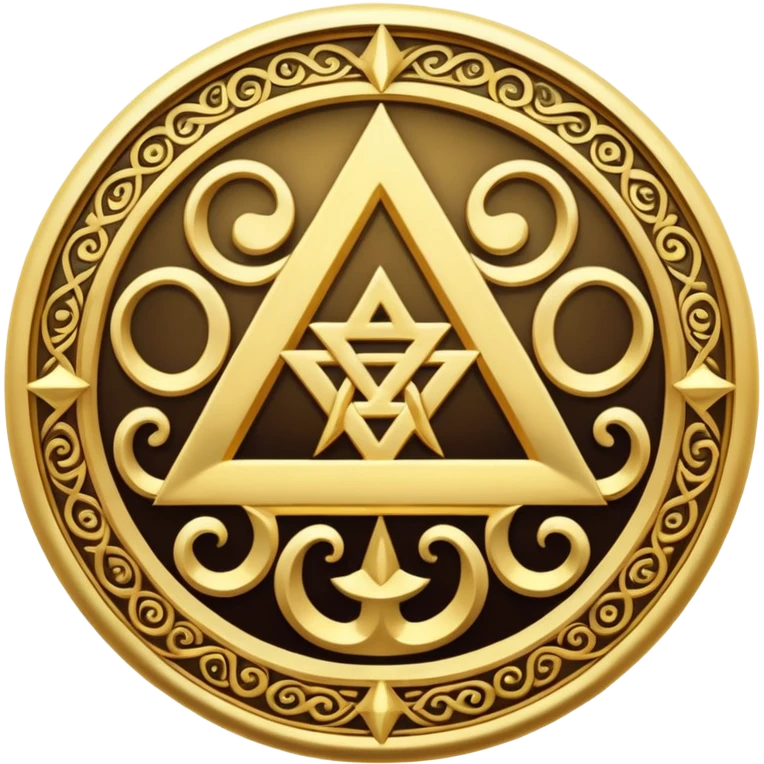 tetragrammaton symbol stylized as a mystical glyph emoji emoji