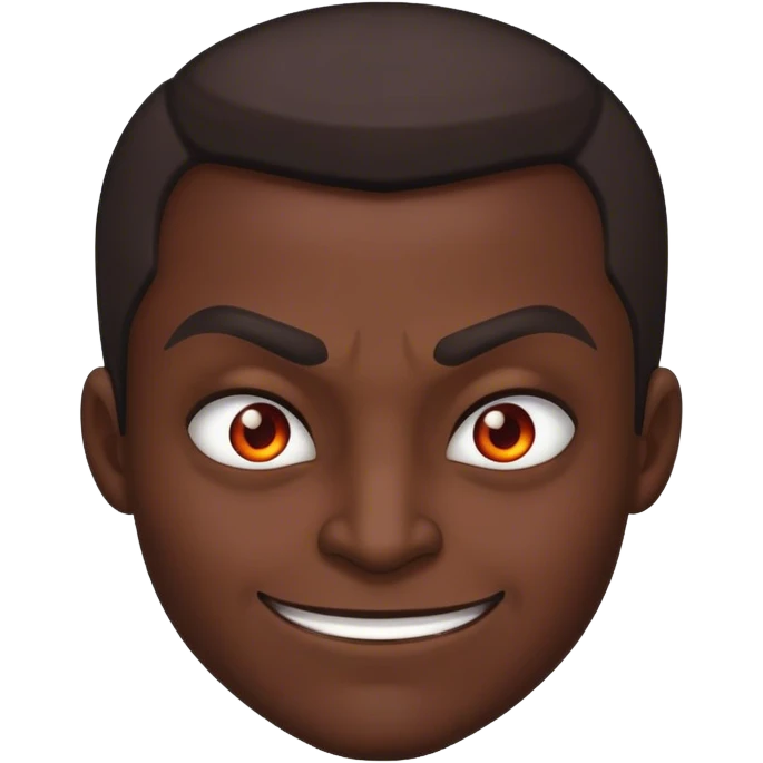 Evil smirk emoji