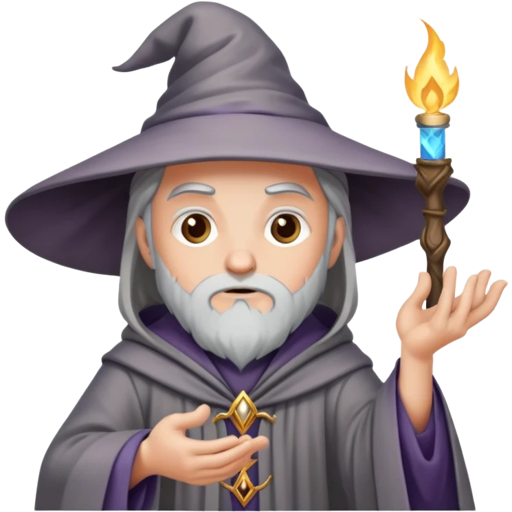 Wizard casting spells emoji