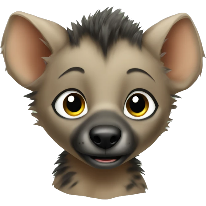 Baby hyena  emoji