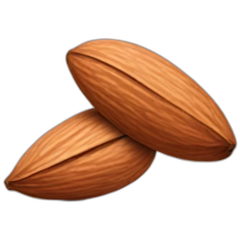 One almond emoji