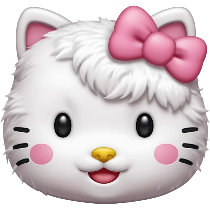 Hello kitty laughing emoji