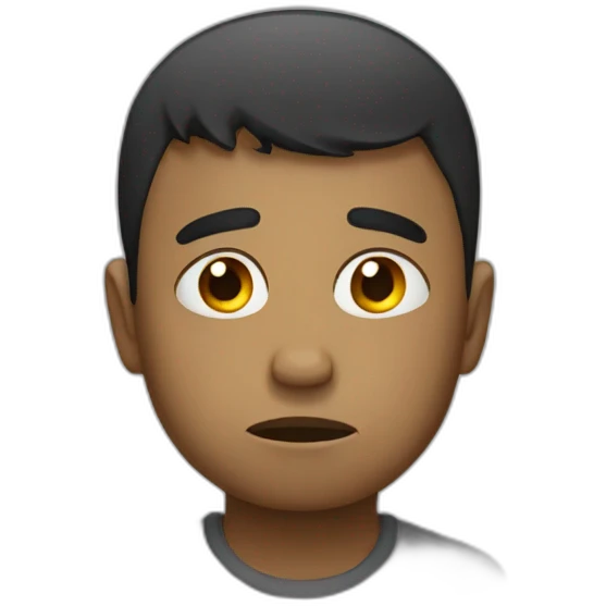 Very Sad boy emoji