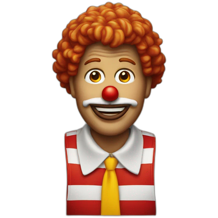Ronald mcdonald emoji
