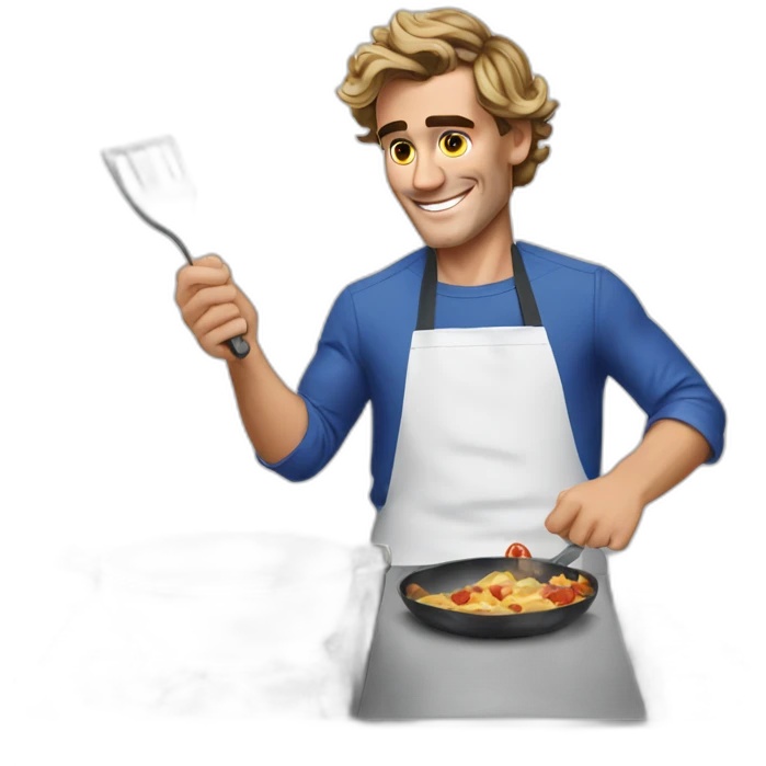 antoine griezmann cooking emoji